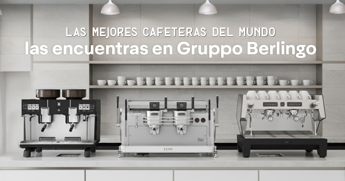 Las mejores cafeteras del mundo y los mejores equipos profesionales están en Gruppo Berlingo☕